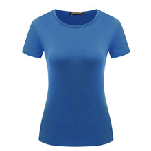 Load image into Gallery viewer, women's fashion solid color t-shirt