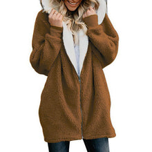 Load image into Gallery viewer, Winter Warm Coat Women Casual Zipper Coat