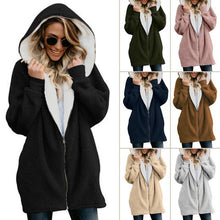 Load image into Gallery viewer, Winter Warm Coat Women Casual Zipper Coat