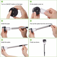 Load image into Gallery viewer, 10Pcs Solar Garden Light Outdoor Solar Power Lantern Waterpoof Landscape Decoration Lighting