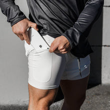 Load image into Gallery viewer, Men Sportswear Double-deck Running Shorts