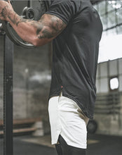 Load image into Gallery viewer, Men Sportswear Double-deck Running Shorts