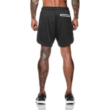 Load image into Gallery viewer, Men Sportswear Double-deck Running Shorts