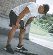 Load image into Gallery viewer, Men Sportswear Double-deck Running Shorts