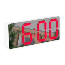 Load image into Gallery viewer, Mirror Alarm Clock LED Digital Clock