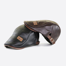 Load image into Gallery viewer, Men's Warm PU Leather Flat Cap