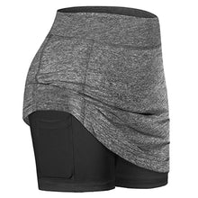 Load image into Gallery viewer, Women's Fake Two Piece Hakama Skirt
