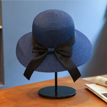 Load image into Gallery viewer, Womens Beach Sun Straw Hat
