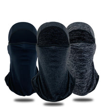 Load image into Gallery viewer, Summer Outdoor Ice Silk Sunscreen Headgear Mask