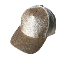 Load image into Gallery viewer, New Glitter Ponytail Baseball Cap
