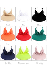 Load image into Gallery viewer, Women Sport Sun Visor Hats
