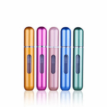 Load image into Gallery viewer, 8ML Mini Small Perfume Refillable Bottle Portable Aluminum Atomizer