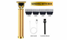 Load image into Gallery viewer, Electric Pro Hair Clippers Cordless Rechargeable Grooming T-Blade