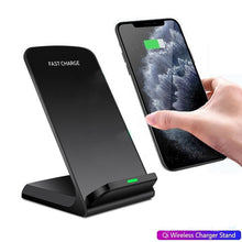 Load image into Gallery viewer, 15W Qi Wireless Charger Stand
