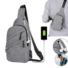 Load image into Gallery viewer, USB Charging Shoulder Bag
