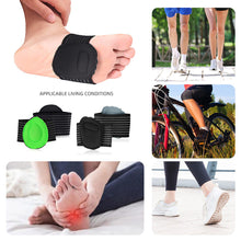 Load image into Gallery viewer, 1pair Shockproof Pain Relief Arch Pad Magnet Massage Elastic Band Soft