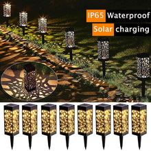 Load image into Gallery viewer, 2 Pack Garden Lights Waterproof LED Solar Garden Lights Outdoor Lawn Light