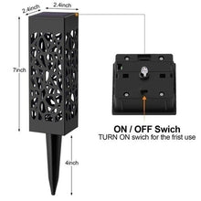 Load image into Gallery viewer, 2 Pack Garden Lights Waterproof LED Solar Garden Lights Outdoor Lawn Light