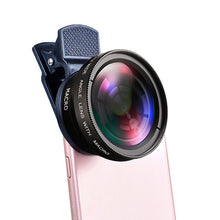 Load image into Gallery viewer, 2 IN 1 Lens Universal Clip 37mm Mobile Phone Lens Professional For iPhone Android