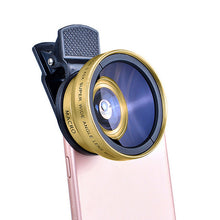 Load image into Gallery viewer, 2 IN 1 Lens Universal Clip 37mm Mobile Phone Lens Professional For iPhone Android