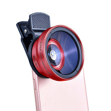 Load image into Gallery viewer, 2 IN 1 Lens Universal Clip 37mm Mobile Phone Lens Professional For iPhone Android