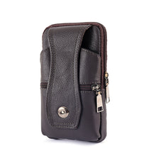 Load image into Gallery viewer, Fashion Men PU Leather Waist Bag, Multifunction Fanny Pack, Large Capacity Belt Bag