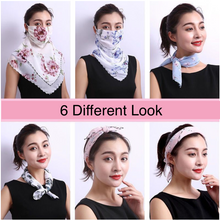 Load image into Gallery viewer, Flower Print Lightweight Scarf