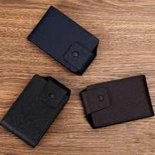 Load image into Gallery viewer, Unisex PU Leather Business ID Credit Card Wallet Holder
