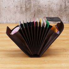 Load image into Gallery viewer, Unisex PU Leather Business ID Credit Card Wallet Holder