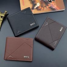 Load image into Gallery viewer, New Men's PU Short Multi-card Coin Purse Fashion Casual Wallet