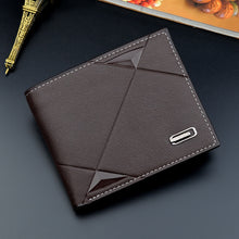 Load image into Gallery viewer, New Men's PU Short Multi-card Coin Purse Fashion Casual Wallet