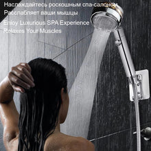 Load image into Gallery viewer, Shower Head Water Saving Flow 360 Degrees Rotating With Small Fan