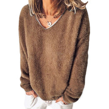 Load image into Gallery viewer, Autumn And Winter Fashion Women's Clothing Plus Size Long Sleeve Knitted Sweaters