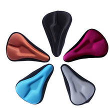 Load image into Gallery viewer, 3D Thicker Silicone Bicycle Seat Cover Cushion