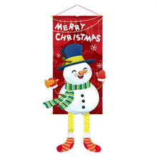 Load image into Gallery viewer, Merry Christmas Ornament Santa Claus Banner Flag Door Window Hanging Xmas Decor