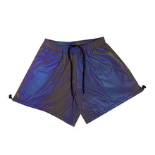 Load image into Gallery viewer, Shiny colorful reflective shorts