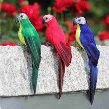 Load image into Gallery viewer, 2 Pcs Simulation Parrot Creative Feather Lawn Figurine Ornament