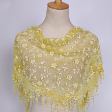 Load image into Gallery viewer, Spring Autumn Women Print NatioNal style Rose Shawl Scarves