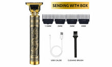 Load image into Gallery viewer, Electric Pro Hair Clippers Cordless Rechargeable Grooming T-Blade