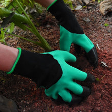 Load image into Gallery viewer, 8 Hand Claw Plastic Garden Rubber Gloves