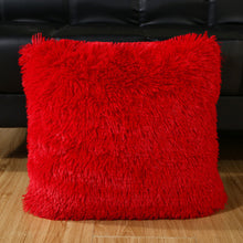Load image into Gallery viewer, 43*43cm Plush Furry Cushion Cover Throw Pillow Case Home Bed Room Sofa Decor