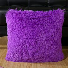 Load image into Gallery viewer, 43*43cm Plush Furry Cushion Cover Throw Pillow Case Home Bed Room Sofa Decor
