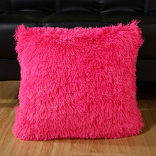 Load image into Gallery viewer, 43*43cm Plush Furry Cushion Cover Throw Pillow Case Home Bed Room Sofa Decor