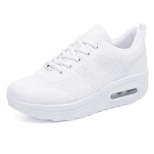 Load image into Gallery viewer, Ladies fly woven mesh breathable sports casual shoes