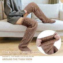 Load image into Gallery viewer, Over Knee High Fuzzy Socks