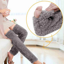 Load image into Gallery viewer, Over Knee High Fuzzy Socks