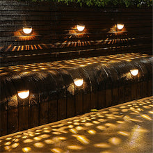 Load image into Gallery viewer, LED Solar Light Outdoor Garden Decoration Deck Light Wall Sconce Fence Lamp
