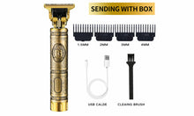 Load image into Gallery viewer, Electric Pro Hair Clippers Cordless Rechargeable Grooming T-Blade