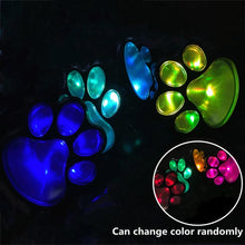 Load image into Gallery viewer, 4pcs LED Solar Light Outdoor Street Light Solar Cat Animal Paw Print Light