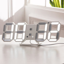 Load image into Gallery viewer, 3D Large LED Digital Wall Clock Date Time Celsius Nightlight